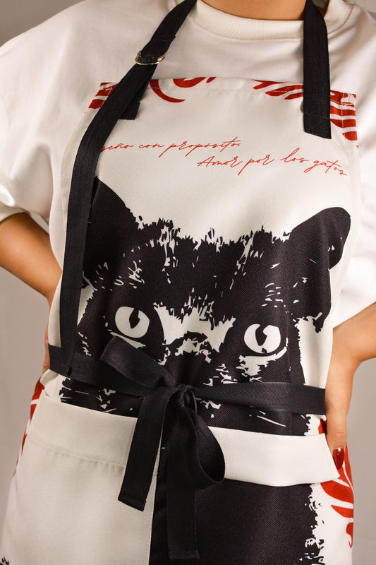 Delantal Jacinto negro