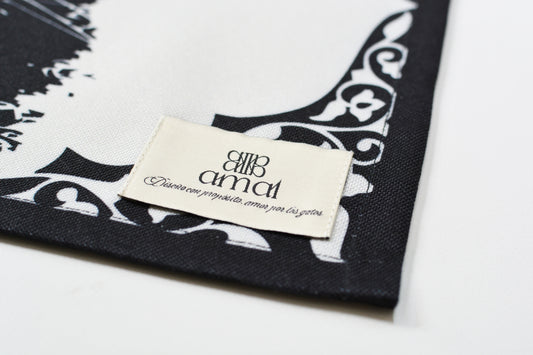 Individual bigotes negro - Set X 6