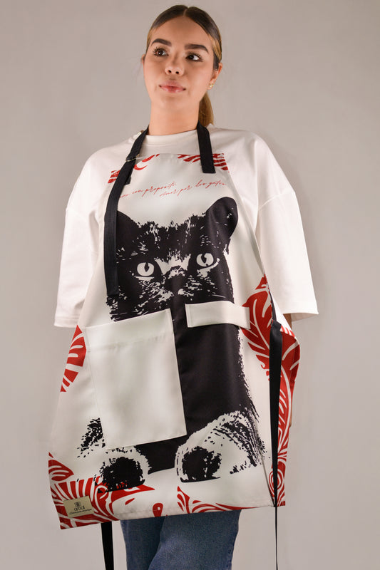 Delantal Jacinto negro