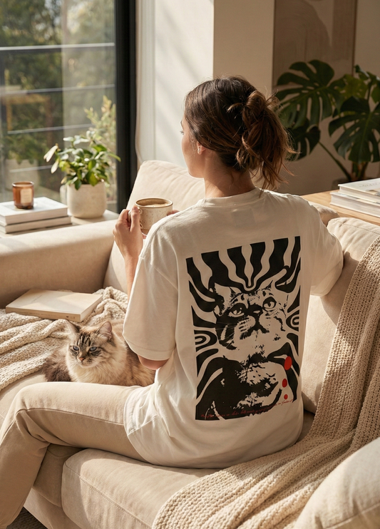 Camiseta oversized Pistacho